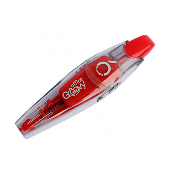 Διορθωτικό roller με κουμπί 5mm x 6m 0.65.021 Groovy